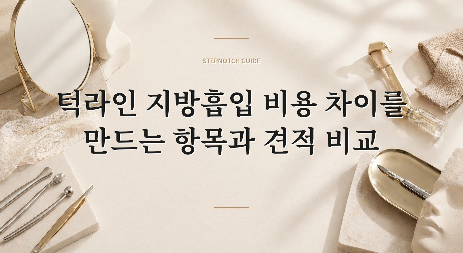 턱라인 지방흡입 비용 차이를 만드는 항목과 견적 비교 대표 이미지
