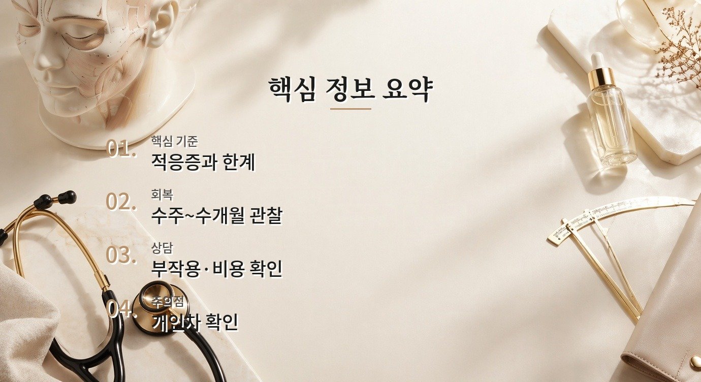 턱라인 지방흡입 비용 차이를 만드는 항목과 견적 비교 핵심 정보 요약 이미지