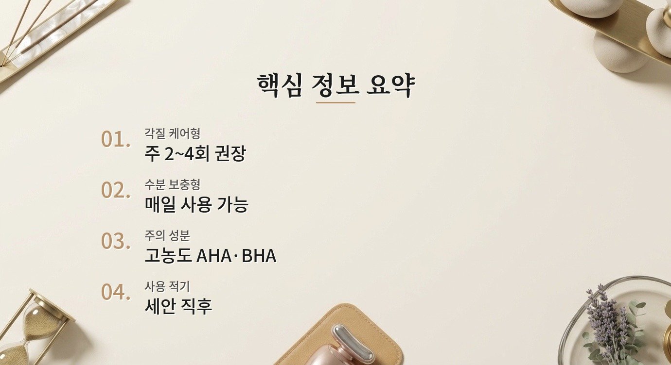 토너 패드를 매일 써도 피부에 괜찮은 건가요? 핵심 정보