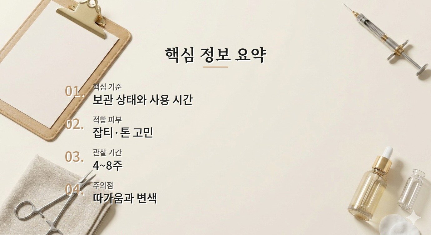 비타민C 세럼 산화 함께 쓰면 피할 성분 조합 정리 핵심 정보 요약 이미지