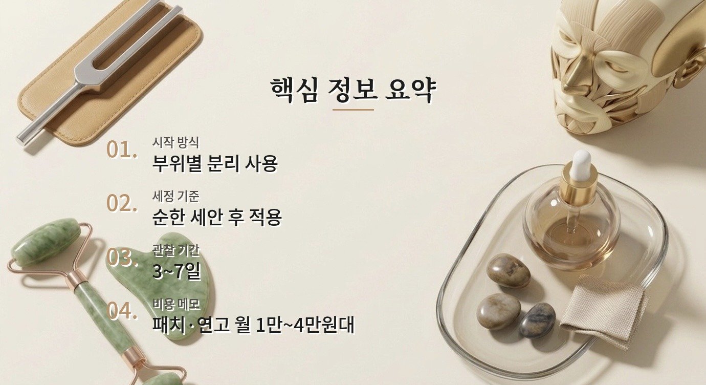 여드름 패치 연고 피부 변화 기록과 재조정 기준 핵심 정보 요약 이미지