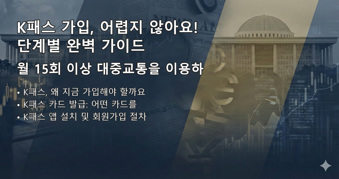 K패스가입절차 요약 이미지