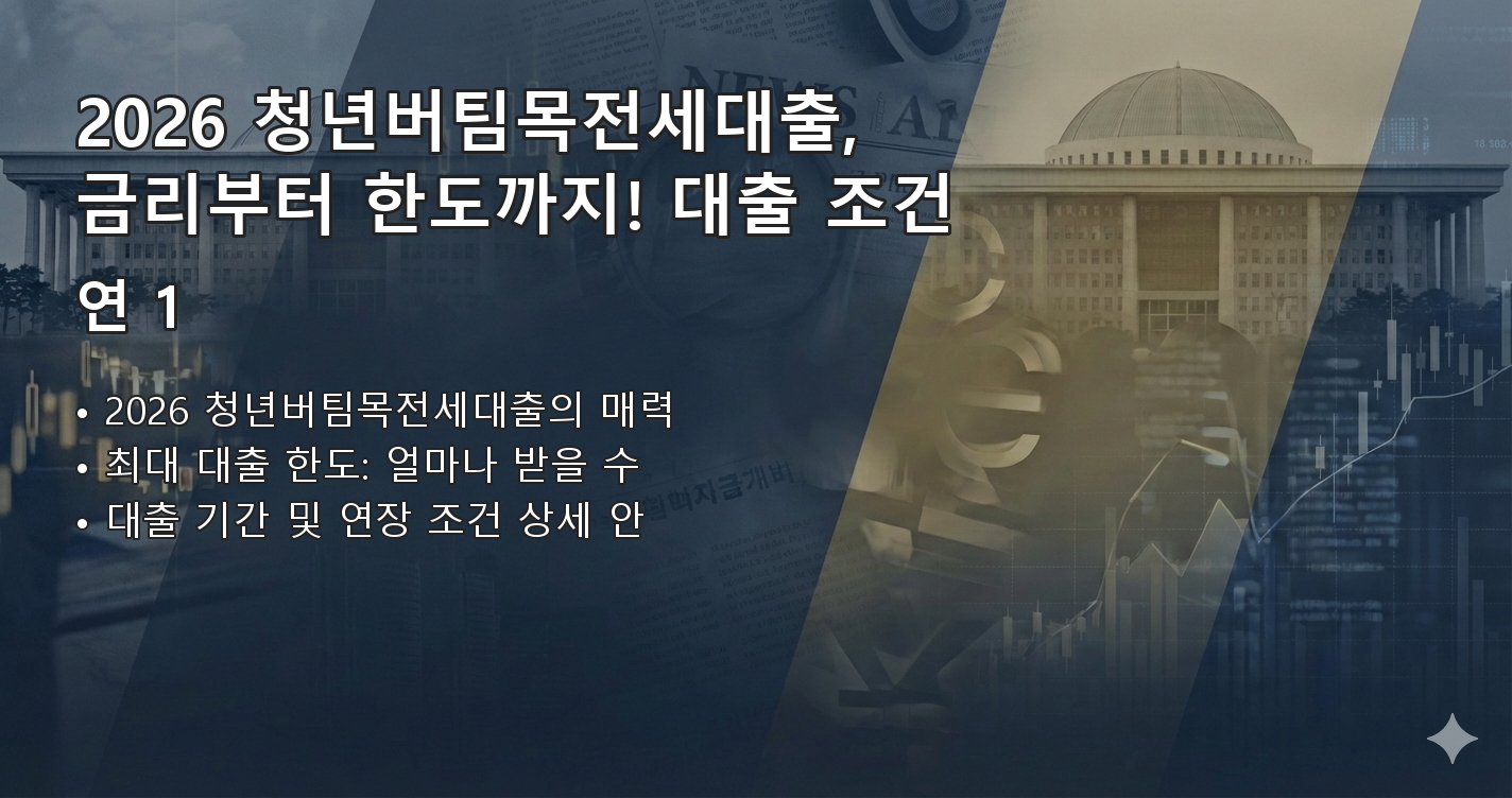 2026청년버팀목전세대출 요약 이미지