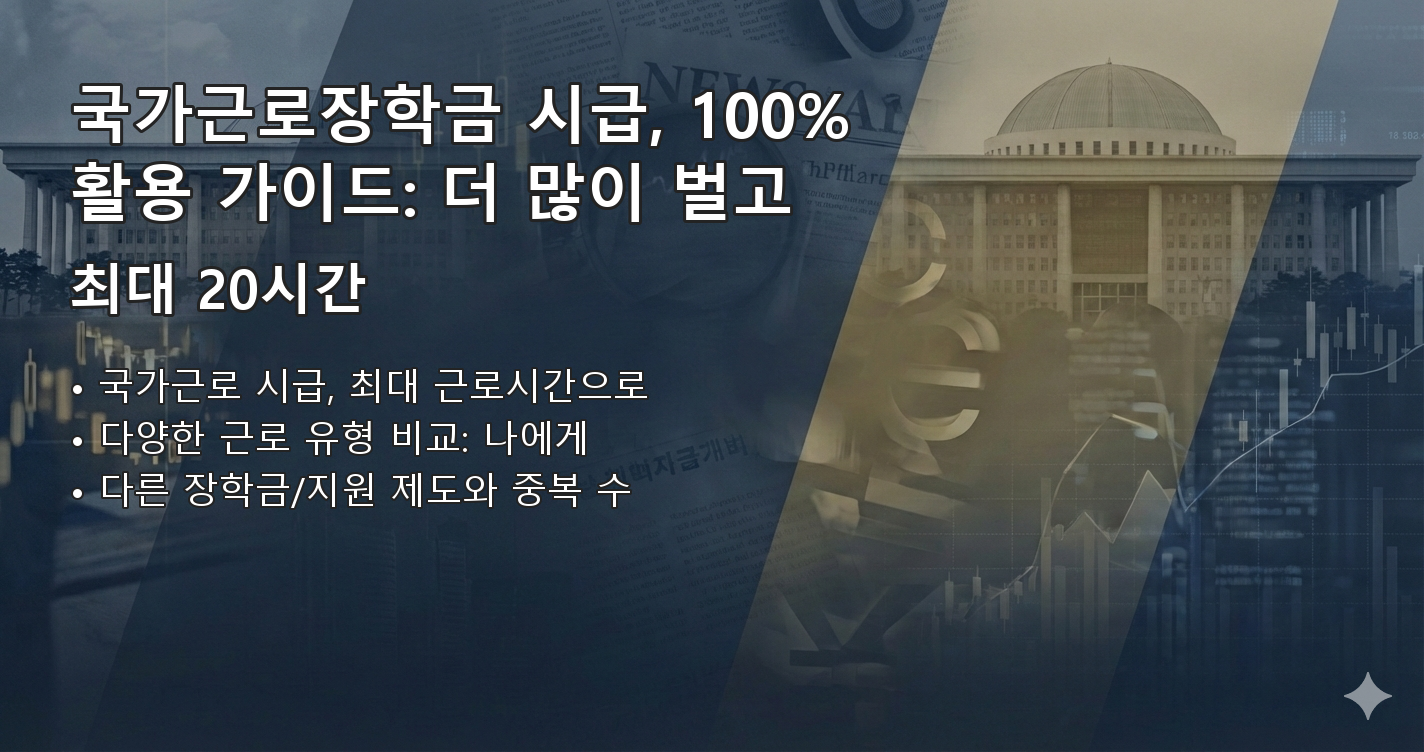 국가근로장학금시급 요약 이미지