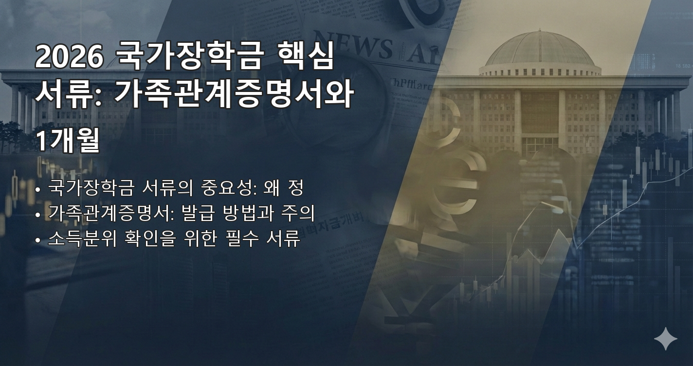 2026국가장학금서류제출기간 요약 이미지