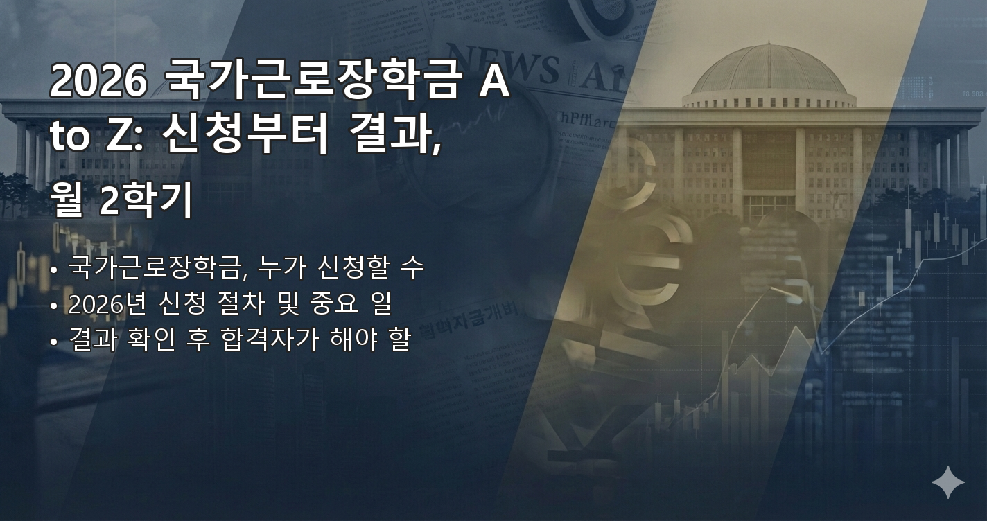 2026국가근로장학금결과 요약 이미지