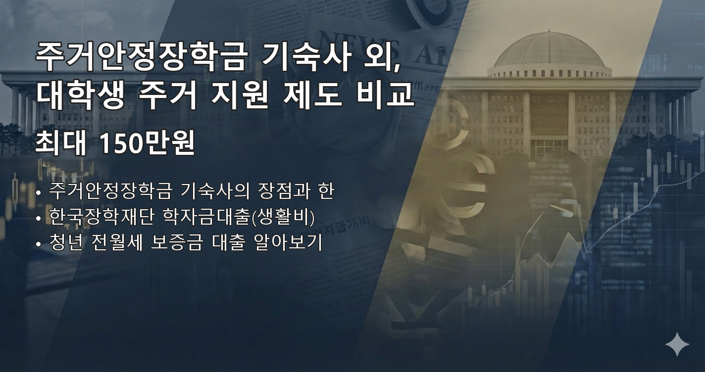주거안정장학금기숙사 요약 이미지