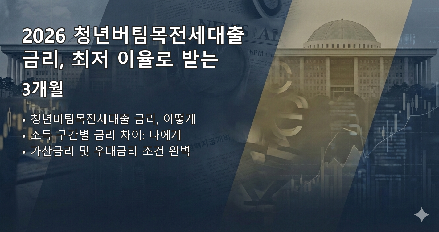 2026청년버팀목전세대출금리 요약 이미지
