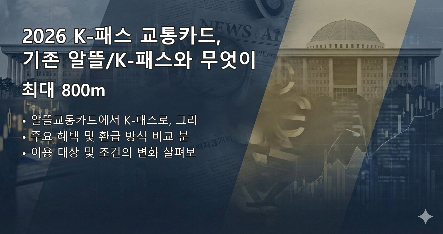 2026K패스교통카드 요약 이미지