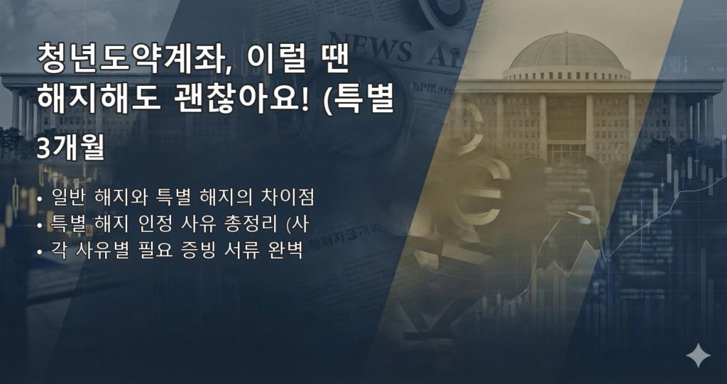 청년도약계좌해지 요약 이미지