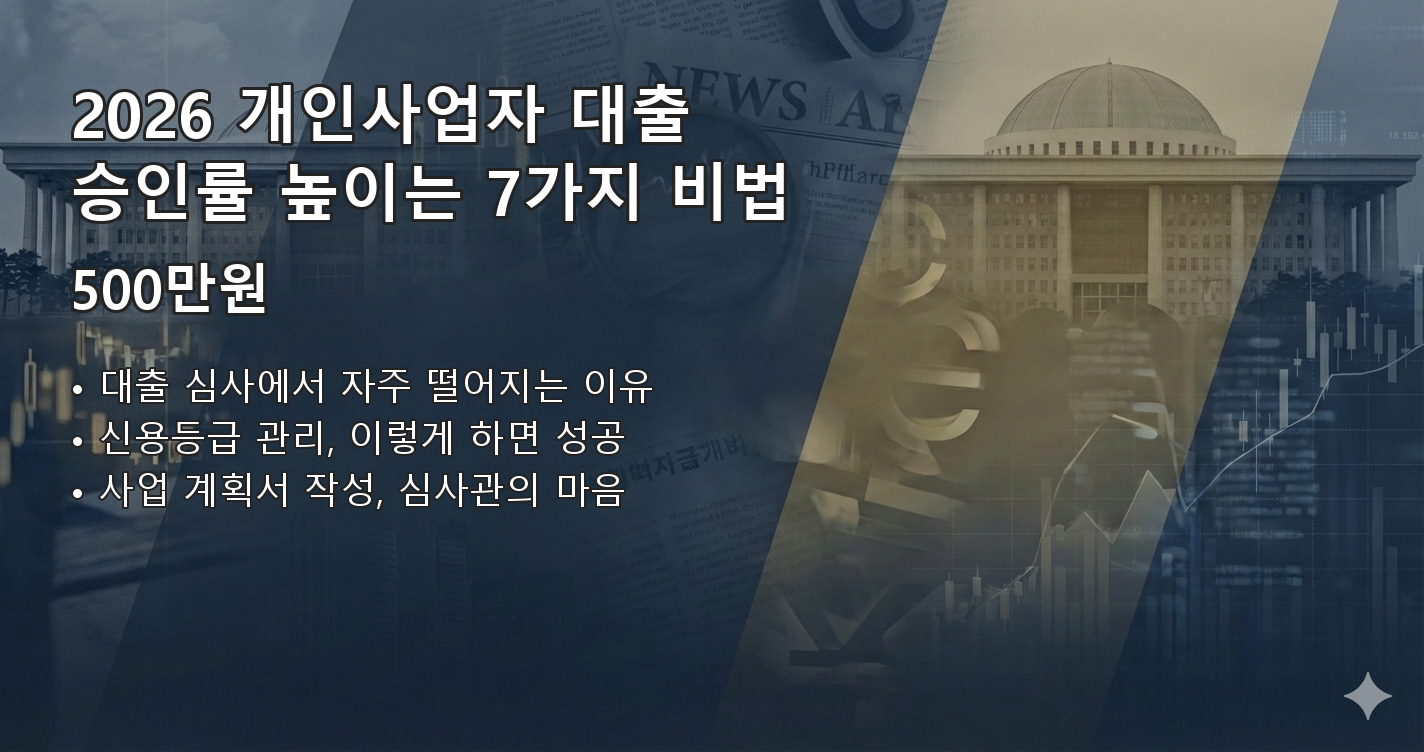2026개인사업자대출 요약 이미지
