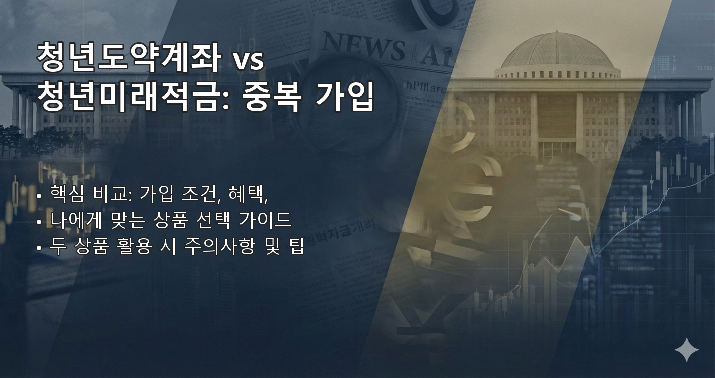 청년도약계좌 청년미래적금 중복 체크리스트 이미지