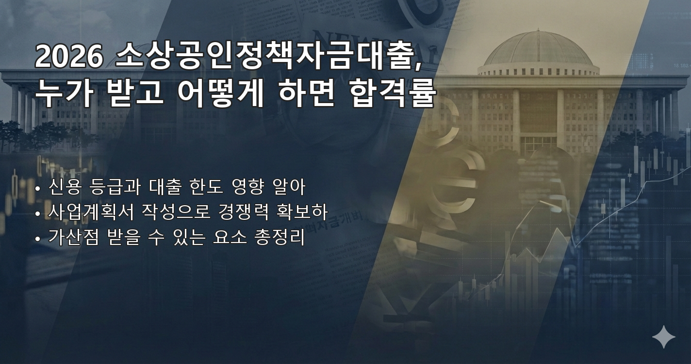 2026소상공인정책자금대출 체크리스트 이미지