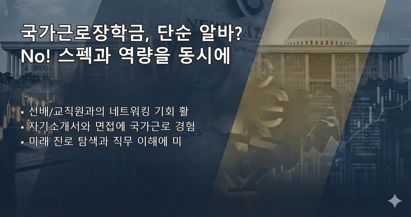 국가근로장학금후기 체크리스트 이미지