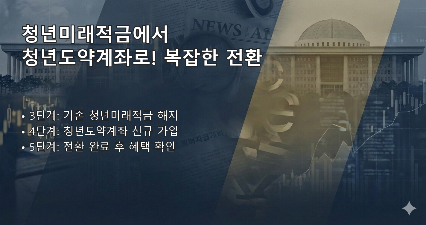 청년도약계좌 청년미래적금 전환방법 체크리스트 이미지