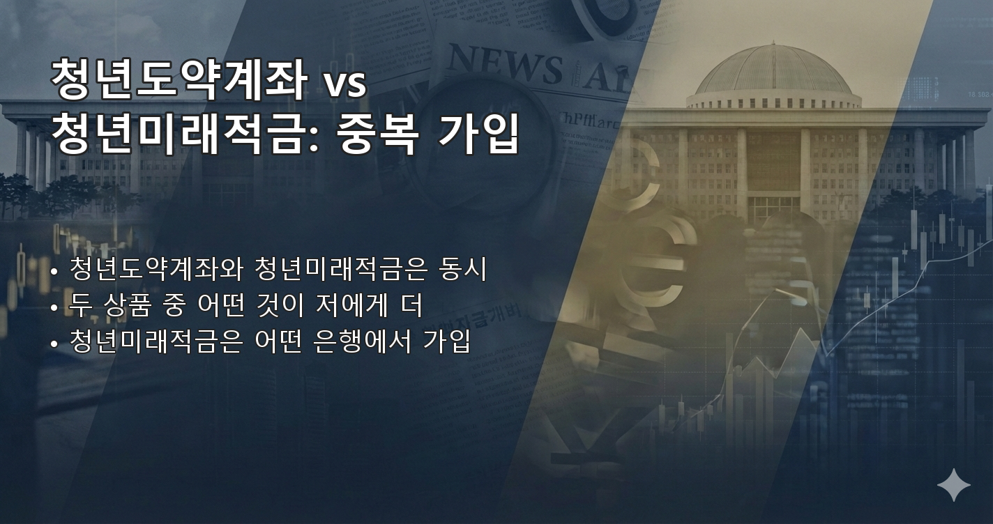 청년도약계좌 청년미래적금 중복 FAQ 이미지