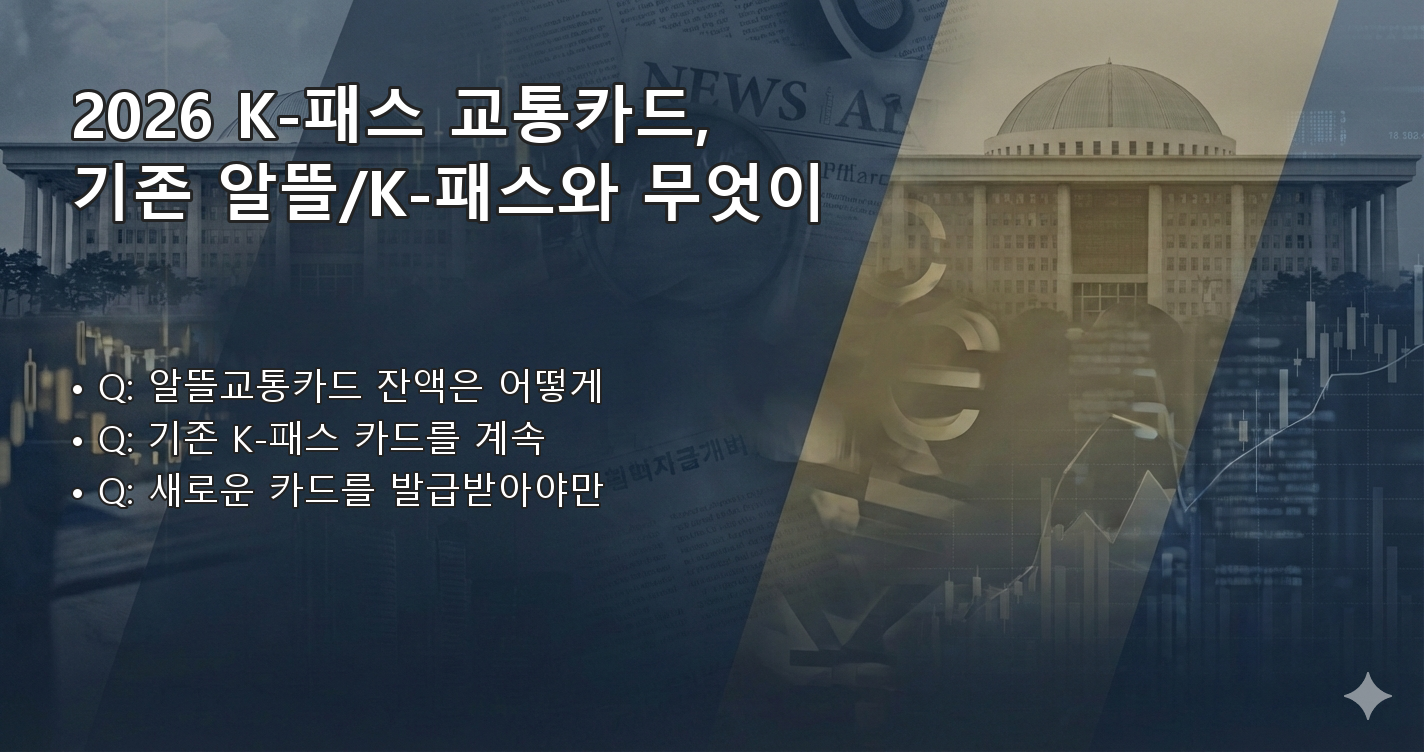 2026K패스교통카드 FAQ 이미지